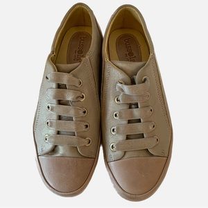 BUSSOLA Gold Vaasa Slip-On Sandals Sz 38